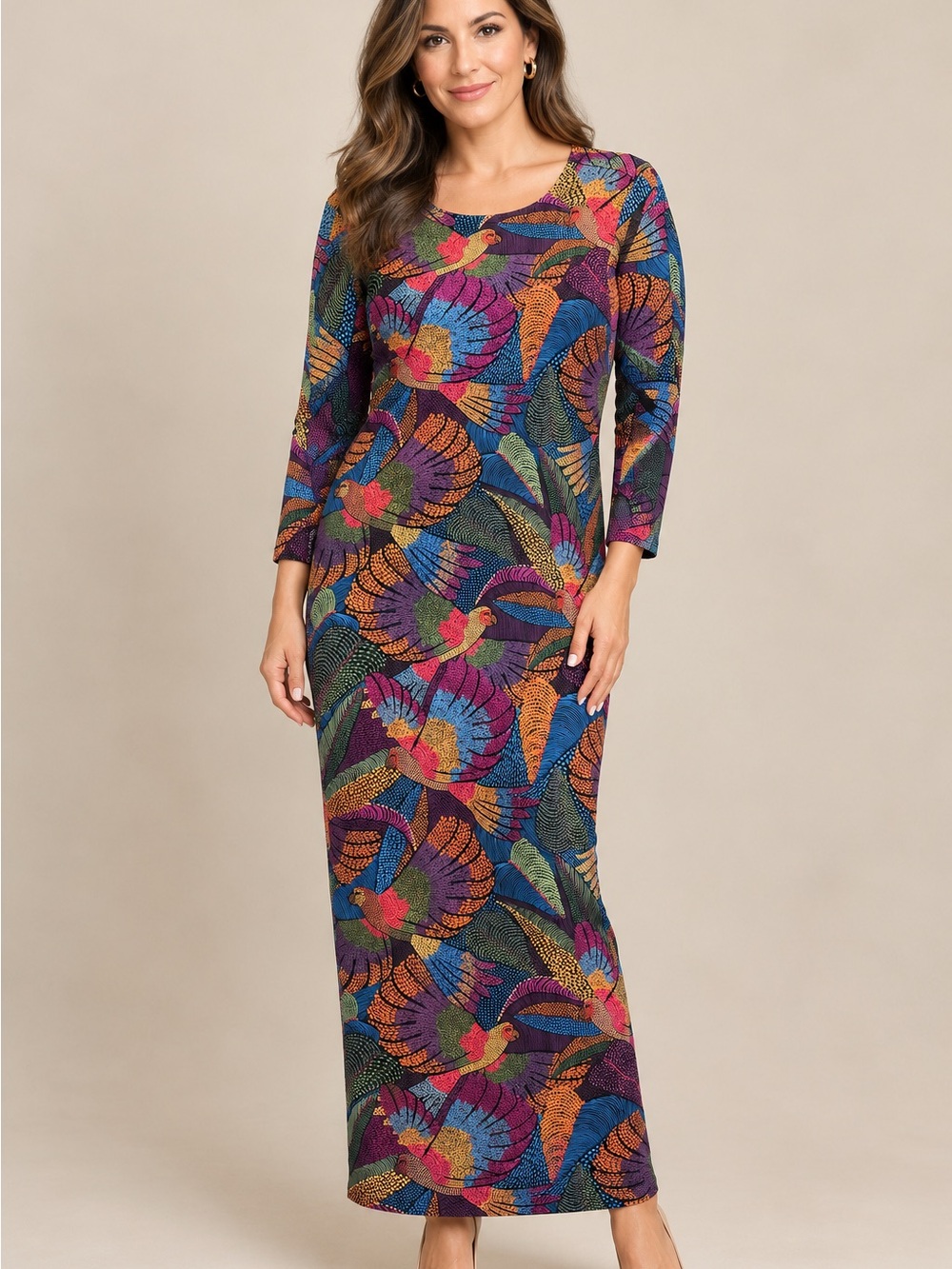 FARM Rio Dotted Macaws Dress